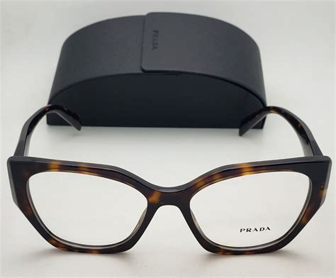 New Prada Reading Glasses VPR 18W 2AU 1O1 54 17 145 Dark Tortoise