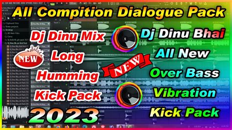 Dj Dinu Bhai All New Over Bass Vibration Kick Pack Dj Dinu Long