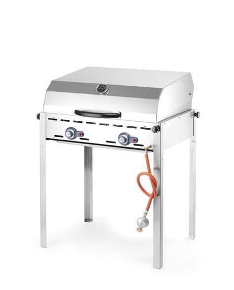 Grillsystem Green Fire Brenner Profi Line Emaillierte Grillplatte