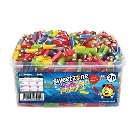 Wholesale Sweetzone Rainbow Pencils 2p Tub Hancocks