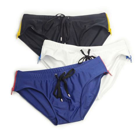 Herren Seitenreißverschlüsse Badeslips Bademode Badeanzug Bikini Surfboard Strandshorts eBay