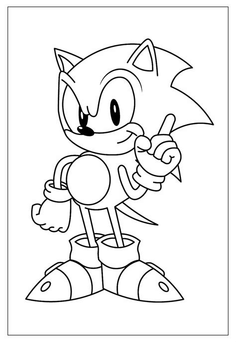 Desenhos Do Sonic Modelos Para Colorir