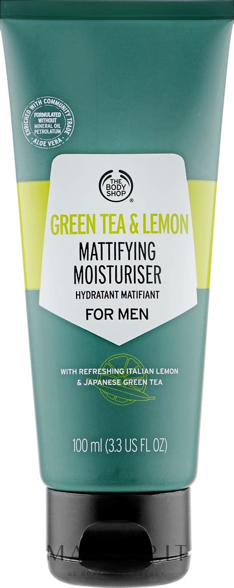 The Body Shop Green Tea And Lemon Mattifying Moisturiser For Men