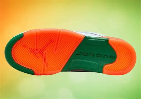 Air Jordan Low Gs Miami Hurricanes Fq Sneakerfiles