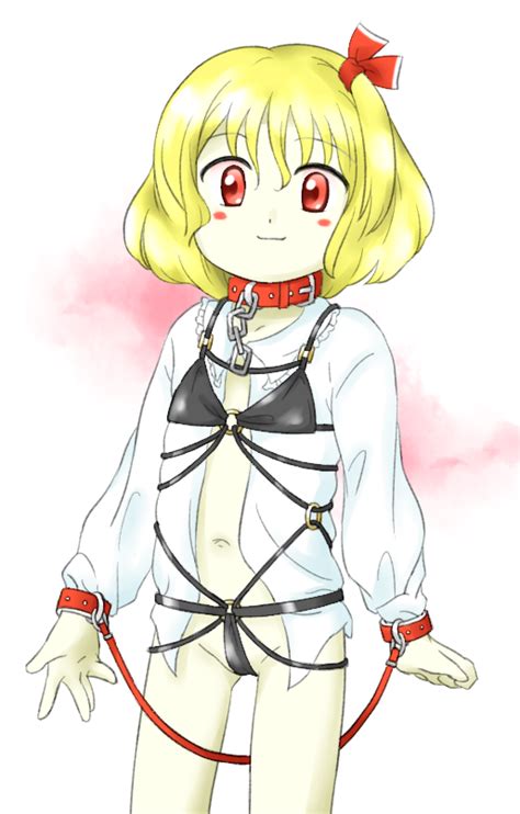 Nonamejd Rumia Touhou Girl Bikini Bikini Over Clothes Black