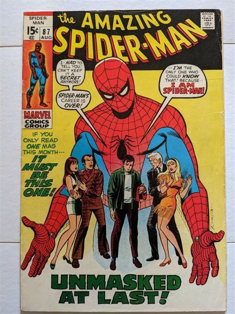 Amazing Spider Man 87 Unmasked At Last Higher Grade Catawiki