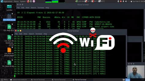 Wpa Wpa2 Hacking With Aircrack Ng On Kali Parrot Linux Cyberastra Aircrack Ng Youtube