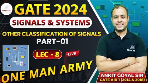 Other Classification Of Signals Part 01 Signals And Systems Gate 2024 Ankit Goyal One Man