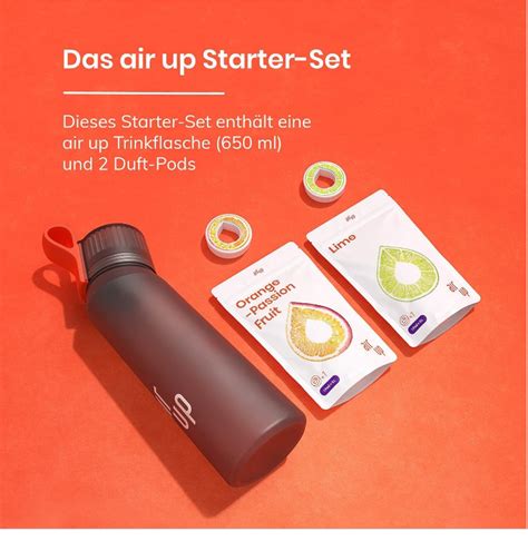 Air Up Starter Set X Classic Gray Bottle Bpa Freies Tritan Ml X