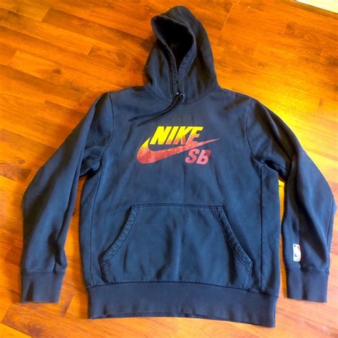 Nike Shirts Nike Sb Hoodie Black With Redyellow Logo Size Medium Nice Used Condition Poshmark