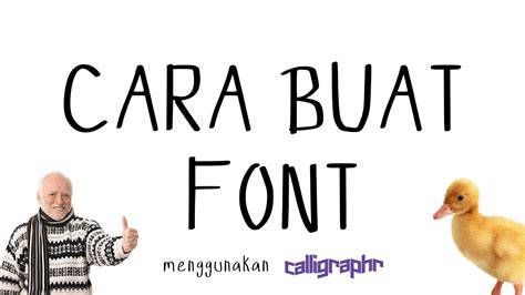 Cara Membuat Font Sendiri Menggunakan Calligraphr Youtube