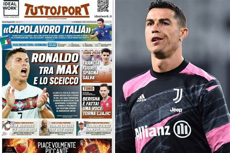 Juventus await Cristiano Ronaldo transfer decision after Euro 2020 exit as Man Utd fall behind ...