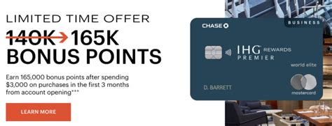 Expired Chase Ihg Premier Business Card Offer Ends Today