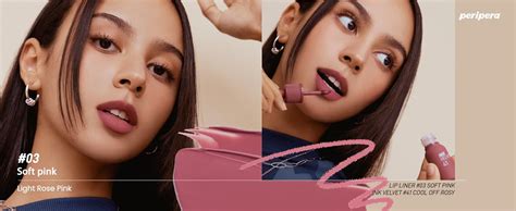Amazon Peripera INK VELVET LIP LINER 001 ROSY NUDE Beauty Personal Care