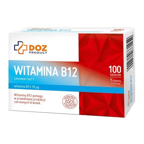 DOZ PRODUCT Witamina B12 Tabletki Powlekane 100 Szt