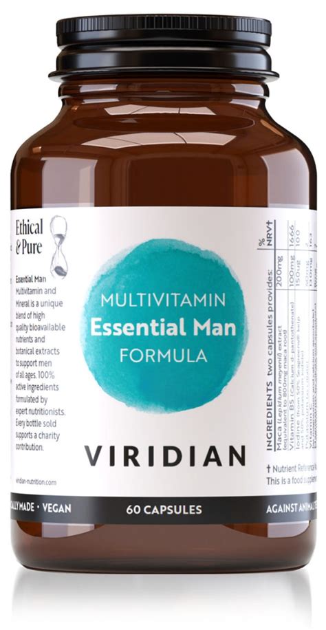 Essential Man Multivitamin Hamblys Herbal Dispensary