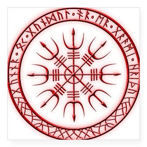 Norse Protection Symbols : "White Vegvisir and Valknut Viking symbols ...