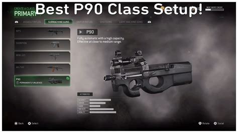 Best P90 Class Setup Modern Warfare Remastered YouTube