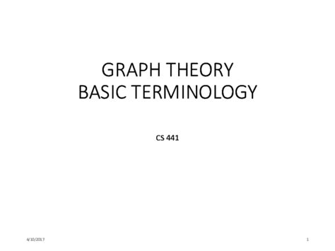 (PDF) GRAPH THEORY BASIC TERMINOLOGY