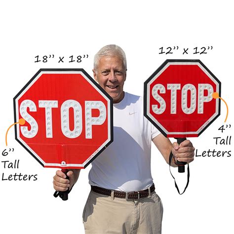 Hand Held Stop Signs For Crossing Guards Factory Wholesaler Dpise