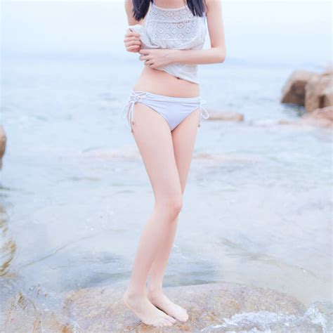 KimemeOwO 木绵绵OwO No 11 海边白色比基尼电子版 KimemeOwO 木绵绵OwO No 11 海边白色比基尼电子版 26 Porn Pic