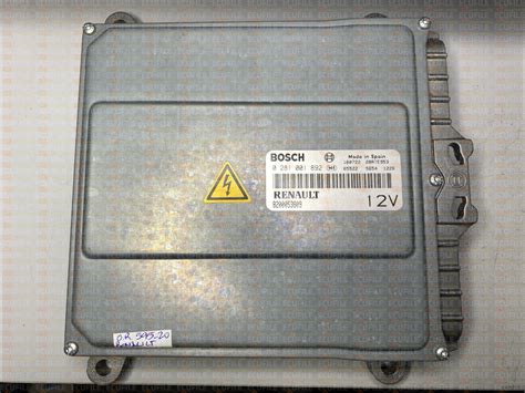 Ecu VIRGIN FILE BOSCH EDCMS6 3 0281001892 RENAULT MASCOTT MASTER II 2