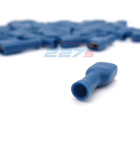 X Fully Insulated Blue Female Electrical Spade Crimp Connector