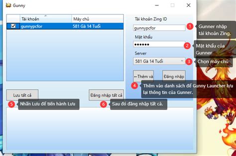 Gunny Launcher Đăng nhập bằng Click Gunny Hóng Tin Tức Hot