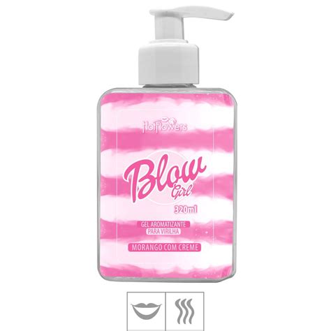 Gel Aromatizante Para Virilha Blow Girl Ml HC Morango C Creme Sex Shop Atacado