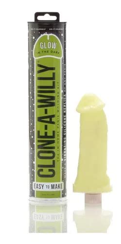 Dildo Clone A Willy Kit Haz Un Dildo De Tu Pene Fluorescente Color Verde Claro MercadoLibre