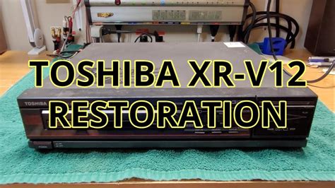 Toshiba XR V12 CD Player 1986 Restoration YouTube