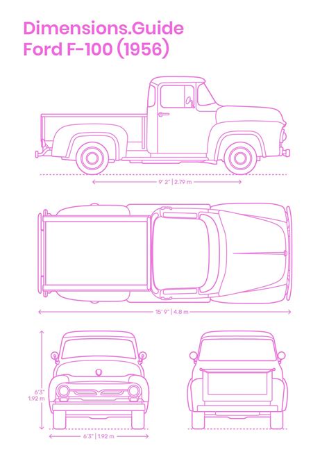 1956 Ford F100 Ford F150 Wooden Toy Cars Truck Coloring Pages Ford