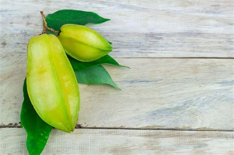 Carambola De Fruta Estrella O Fruta Estrella De Manzana Estrella En El