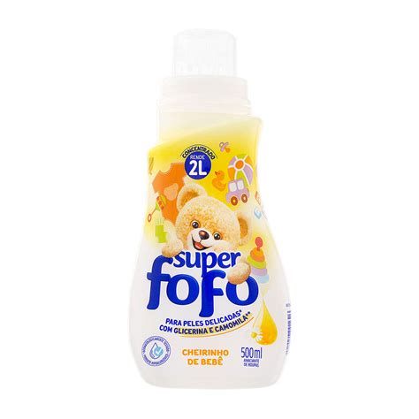 Amaciante De Roupa Para Bebe - Amaciante de Roupa Líquido Cheirinho de Bebê Super Fofo Garrafa 500ml