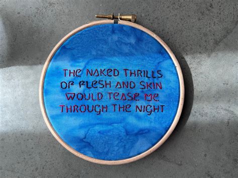 Naked Thrills Liquido Narcotic Music Handmade Embroidery Nostalgic Home