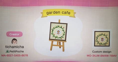 Garden Cafe Sign Someone Had Requested For Me To Design A Simple