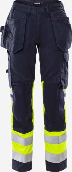 Flamestat High Vis Craftsman Stretch Trousers Woman Cl