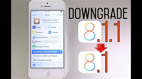 How To Downgrade IOS 8 1 1 To IOS 8 1 Jailbreak Untethered IPhone Wired