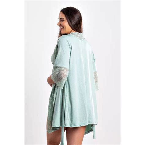 Robe Luxo Renda E Manga Sino Feminino Roup O Noiva Elo