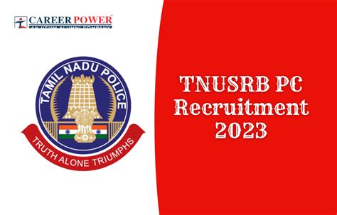 TNUSRB PC Recruitment 2023 Answer Key Out For 3359 Posts