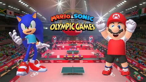 Mario Sonic At The Olympic Games Tokyo Table Tennis All