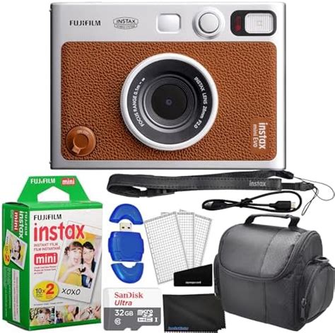 Amazon Fujifilm Mini Evo Hybrid Camera Brown Instant Film