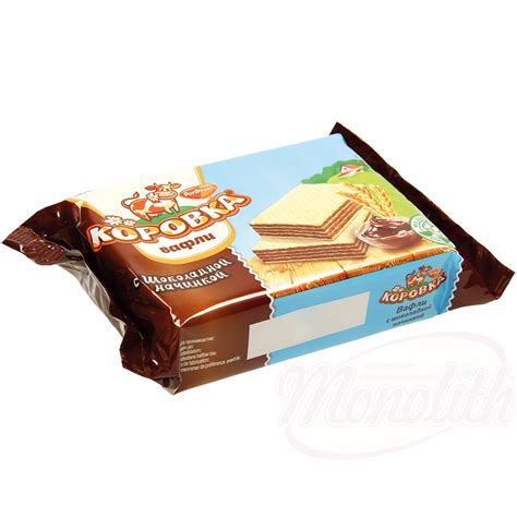 Вафли Коровка с шоколадной начинкой - Smak Delikatesser - Заказать ...