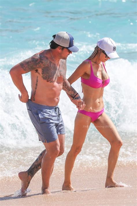 Christina Haack Looks Hot In A Pink Bikini On The Beach In Cabo