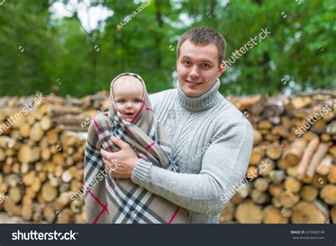 Happy Young Dad Holding His Baby Stock Photo 470980748 Shutterstock