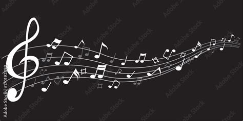 Black And White Wallpaper Music Notes