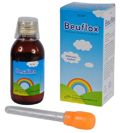 Beuflox Powder For Suspension 250 Mg 5 Ml 60 Ml Bottle Pcs Lifesaver