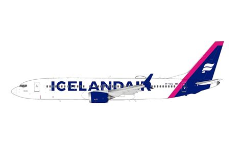 Icelandair Boeing Max Tf Icu New Livery Magenta Tail With Stand