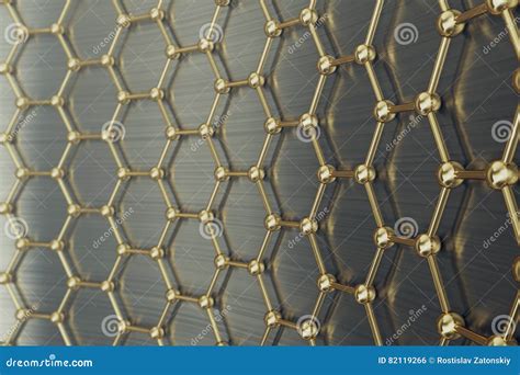 Primer Geom Trico Hexagonal De La Forma De La Nanotecnolog A Del Oro De