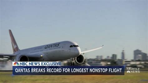 Qantas Completes Record Breaking 19 Hour Marathon Flight